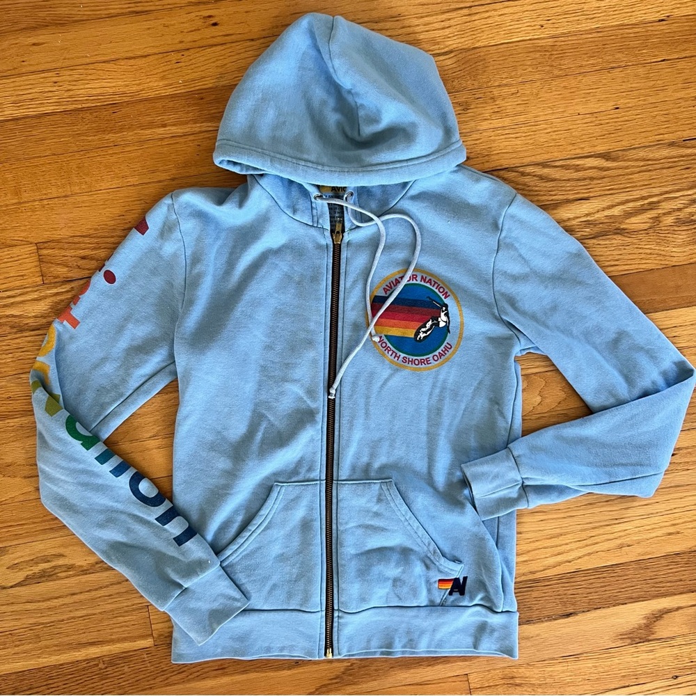 Aviator Nation North Shore Zip Up Hoodie
